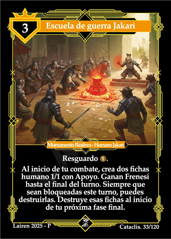 033 Escuela De Guerra Jakari - Coste 3