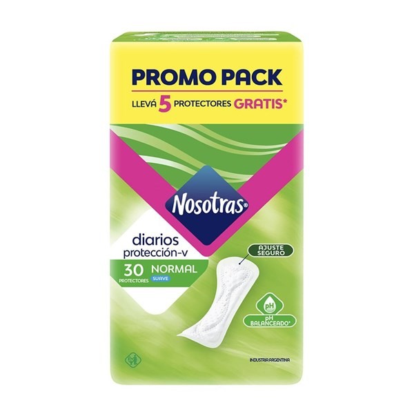 Calipso Protectores Diarios Normal Con Calendula (30 Unidades)