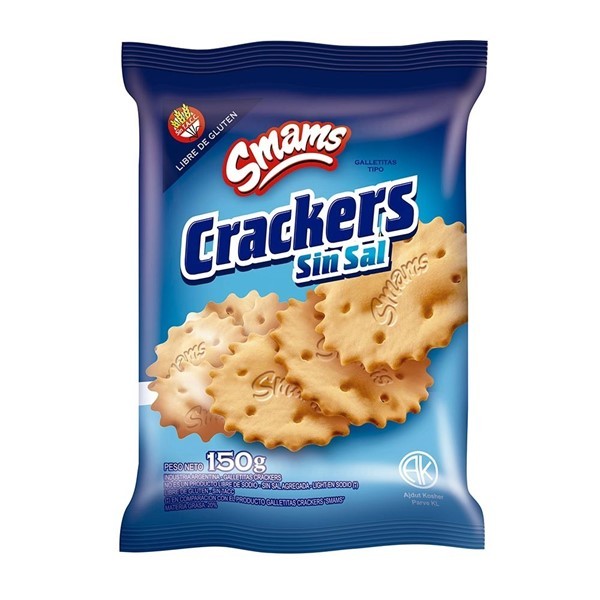 Galletitas Smams Crackers S/sal Light En Sodio #1