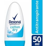 Rexona Cotton Dry Antitranspirante Roll On Fem x 50 ml #1