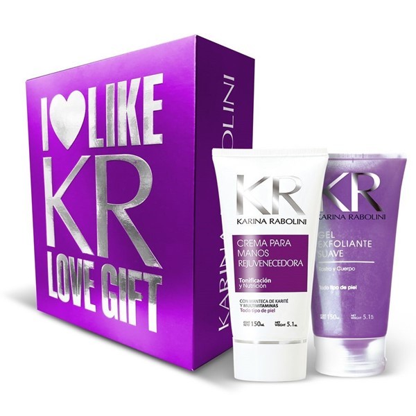 Karina Rabolini Gift Duo Love Violet (Gel Exfoiante + Crema de Manos) #1