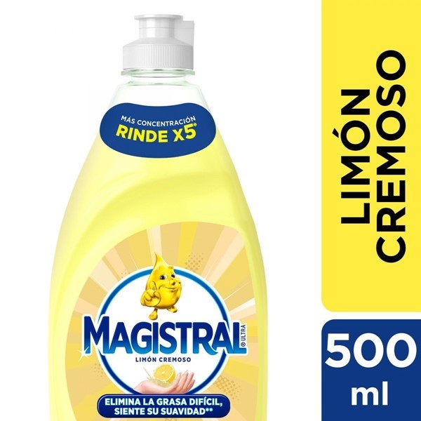 Magistral Detergente Ultra Limón Cremoso 500 ml #1