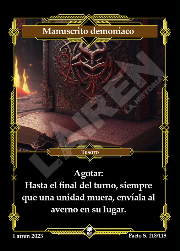 118 Manuscrito Demoniaco 1ra Edicion