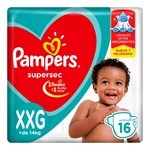 Pampers 16 Unidades Xxg #1