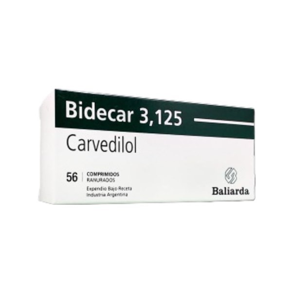 Baliarda Bidecar 3,125 Mg Carvedilol x 56 Comp Ranurados #1