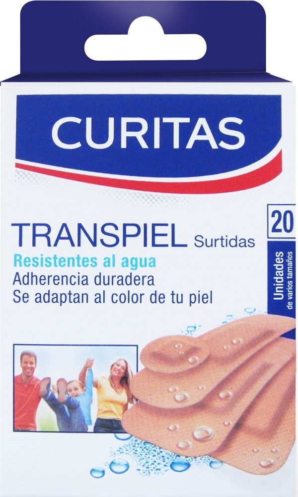 Curitas Apósitos Adhesivos Surtidas Transpiel x 20 un #1