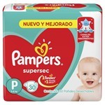 Pañal Pampers Supersec Megapack P #2