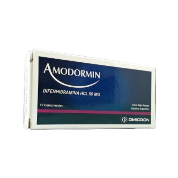 Omicron Amodormin Difenhidramina x 10 Comp #1