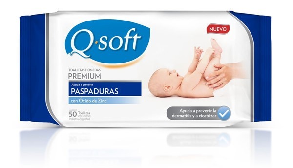 Q Soft Toallitas Húmedas Bebe Premium Antipaspaduras 50u #1