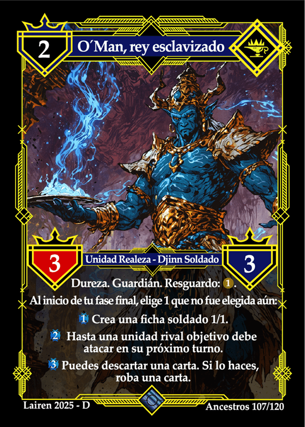 107 Oman, Rey Esclavizado Precon Djinn/Soldado - Coste 2 #1