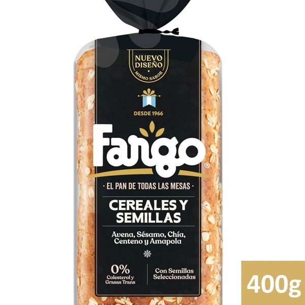Pan Fargo Cereales Y Semillas x 400 gr #1