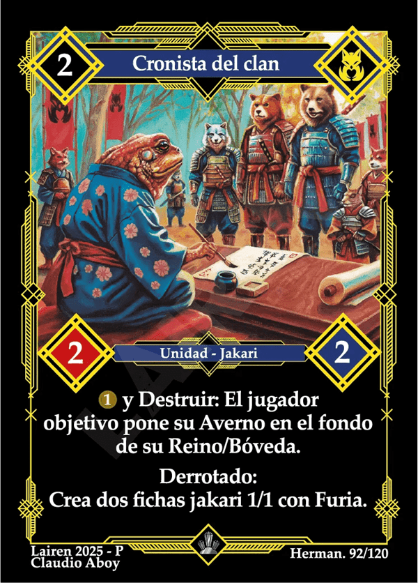 092 Cronista Del Clan - Coste 2