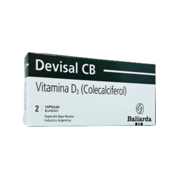 Baliarda Devisal Cb Vitamina D3 x 2 Cáps Blandas #1