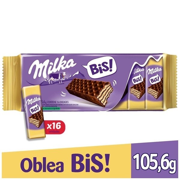 Oblea Milka Bis 55 105.6 Gr. #1