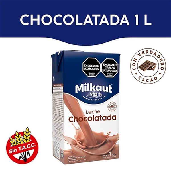 Leche Chocolatada Milkaut 1 l #1