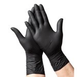 Coronet Guantes Examen Nitrilo Negros S (10 Unidades) #1