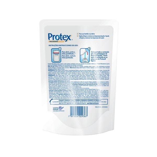 Protex Jabon Liquido Para Mano Macademia 200 ml alt