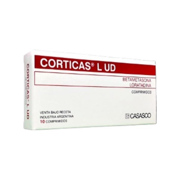 Casasco Corticas l Ud Loratadina + Betametasona x 10 Comp #1