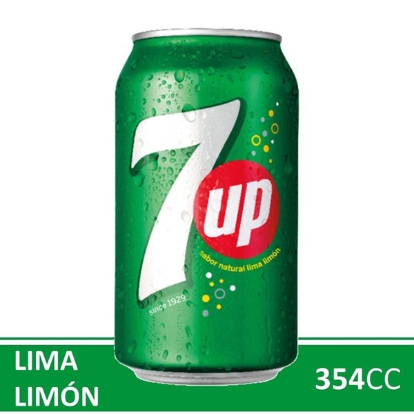 7 Up 7up Lima Limón Lata 354 Ml #1