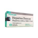 Heparina Duncan 5000 U / ml Heparina Sódica Frasco Ampolla x 1 x 5 ml #1