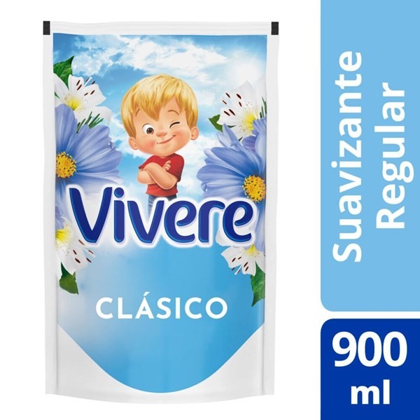 Suavizante Para Ropa Vivere Clásico Doy Pack 900 Cc. #1