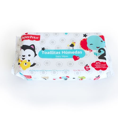 Fisher Price Toallitas Humedas Con Sticker (48 Unidades) #1