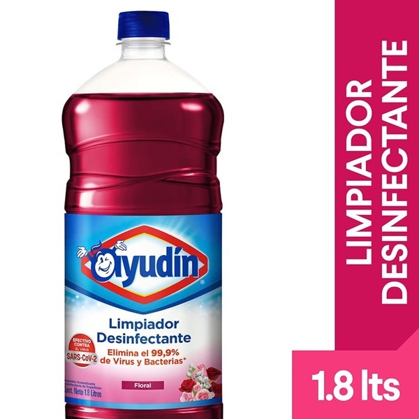 Ayudin Limpiador Desinfectante Ayudín Floral (botella) 1.8 L