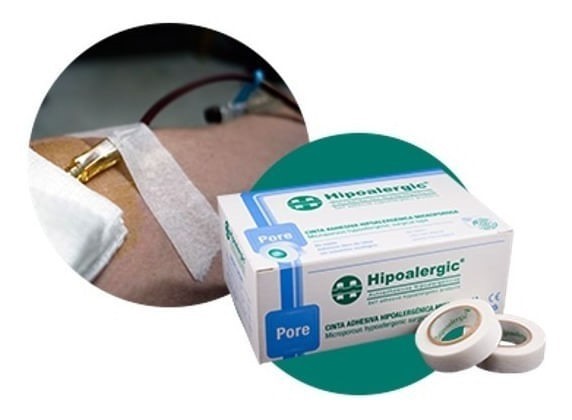 Hipoalergenic Hipoalergic Pore Tela Adhesiva 500 .cm x 9 mts x 6 Unidades #1