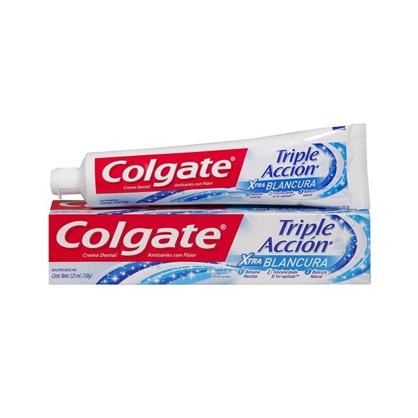 Colgate Crema Dental Triple Acción Extra Blancura 125 Ml alt