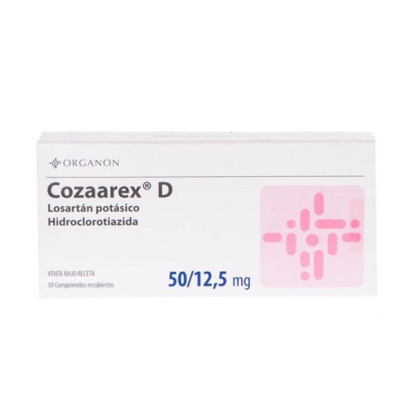Organon Arg Cozaarex D Losartán + Hidroclorotiazida 50 / 12.5 Mg x 30 Comp #1