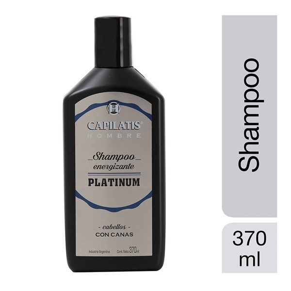 Capilatis Shampoo Energizante Platinum Línea Hombre 370 ml #1