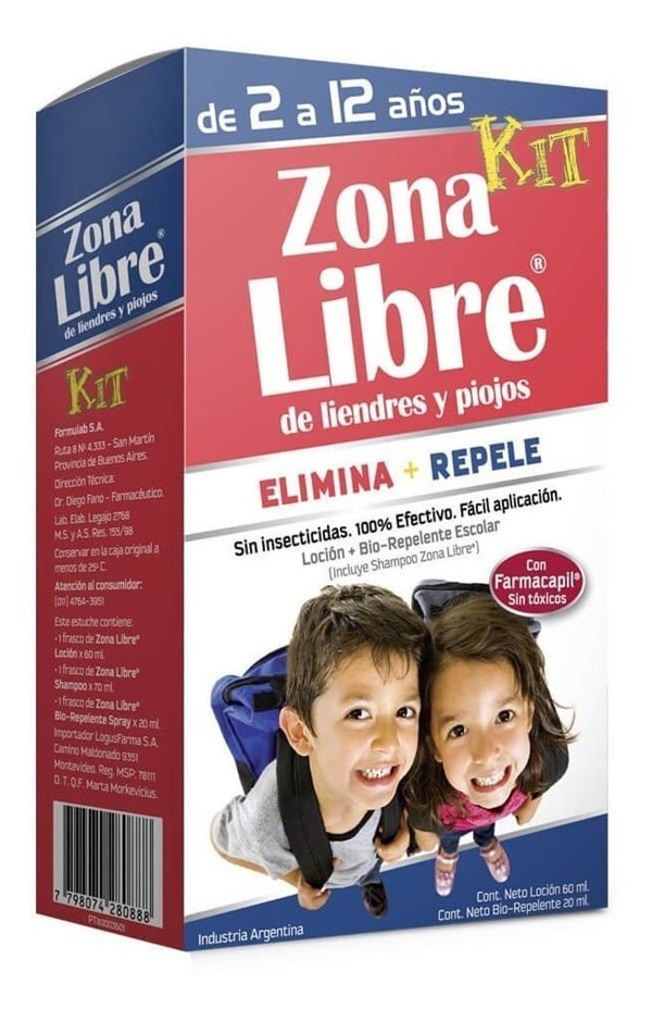 Zona Libre Kit Loción + Shampoo + Repelente #1
