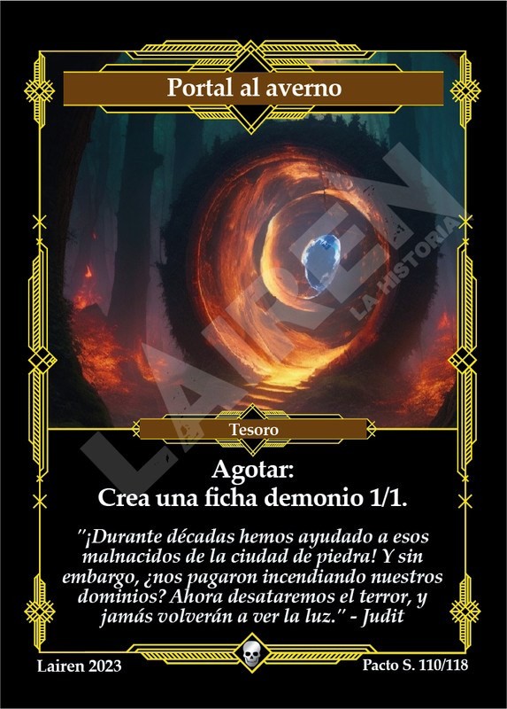 110 Portal Al Averno 1ra Edicion Full Art #1