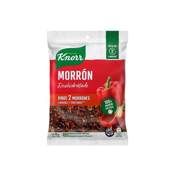 Vegetales Deshidratados Knorr Pimienta Morrron 75 Xg #1