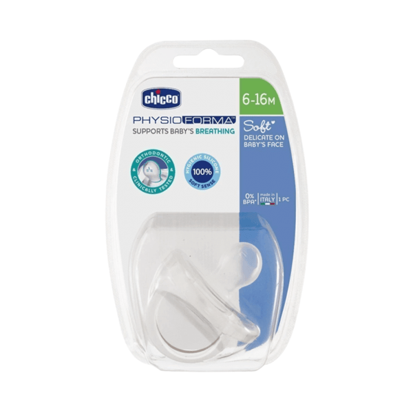 Chupete de Silicona Chicco Physio Soft 6-16 Meses
