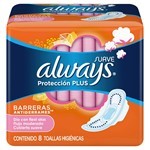 Toallitas Femeninas Always Suave Protección Plus x 8 U #1