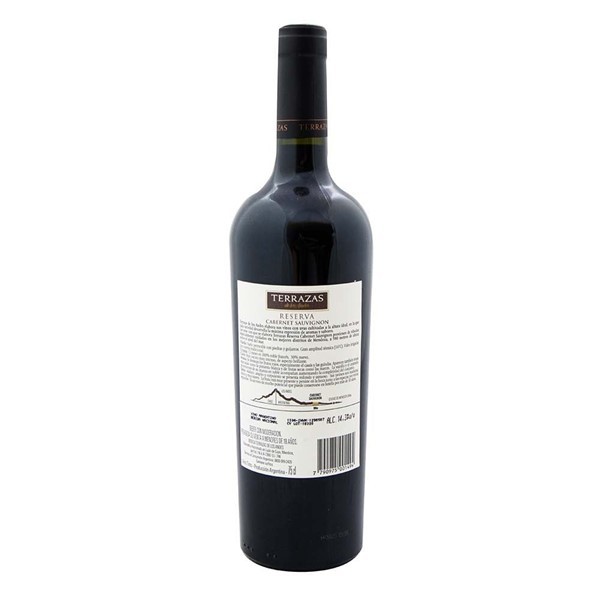 Vino Terrazas De Los Andes Reserva Cabernet Sauvignon 750ml alt