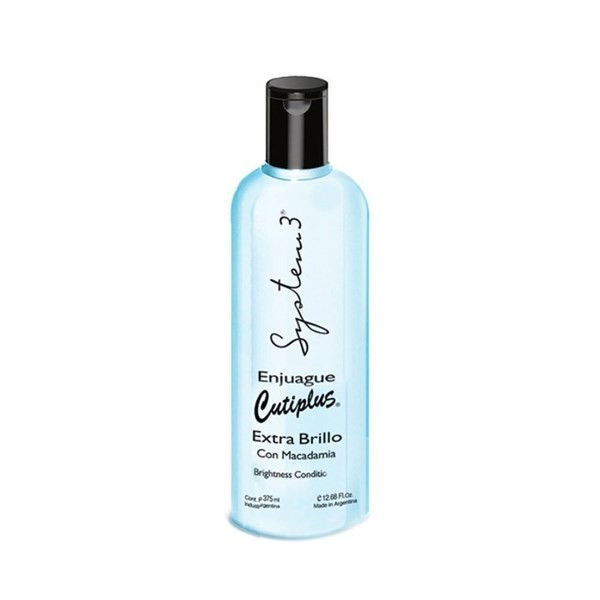 3 system Acondionador Cutiplus Extra Brillo Con Macadamia Tamaño 375 ml #1
