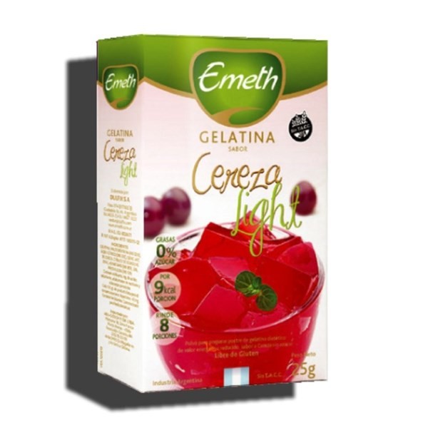 Gelatina Cereza Light Emeth 25 gr #1