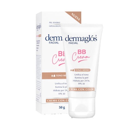 Dermaglos Crema Con Color Bb Cream Tono Medio Con Fps30 50 gr #1