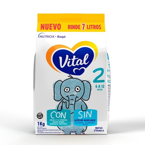 Vital Leche Infantil en Polvo (6 a 12 meses - 1000 gr) alt