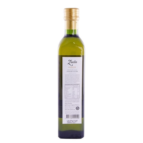 Aceite de Oliva Zuelo Extra Virgen Clásico 500 ml alt