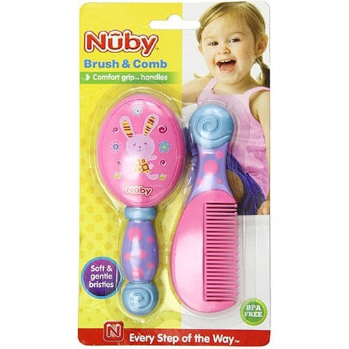 Nuby Cepillo Y Peine de Colores