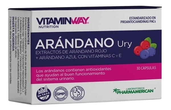 Vitamin Way Suplemento Dietario Arándano Ury Estuche (30 Cápsulas) #1