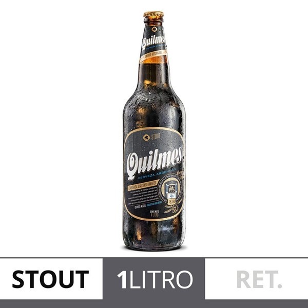 Cerveza Negra Quilmes Stout 1 L Botella Retornable #1