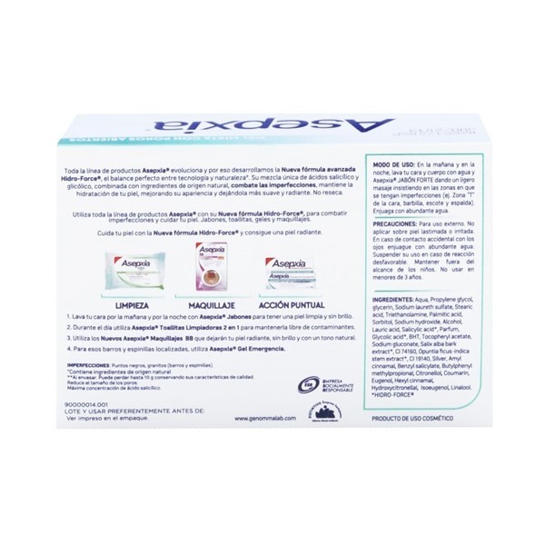 Asepxia Jabón Forte 100 gr alt