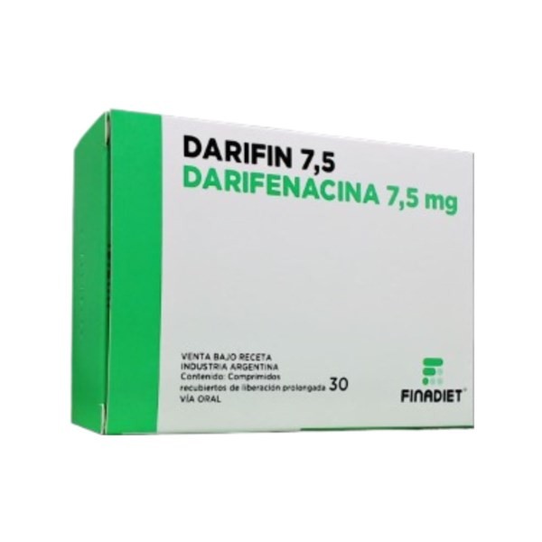 Finadiet Darifin Darifenacina 7.5 Mg x 30 Comp de Liberación Prolongada #1