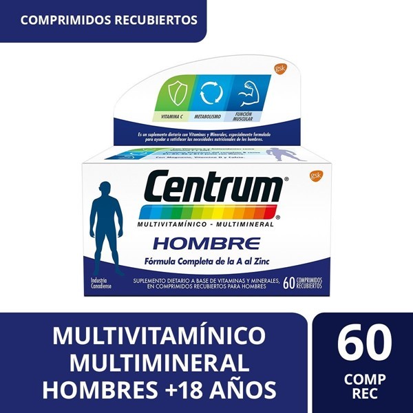 Centrum Suplemento Dietario Hombre Multivitamínico 60 cmp alt