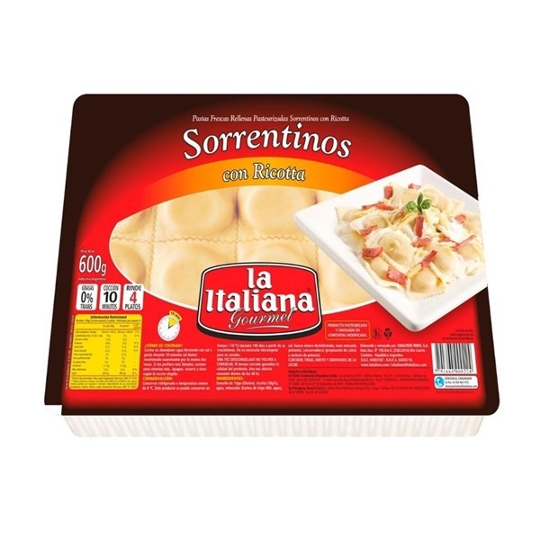 Sorrentinos La Italiana Ricota 600 gr