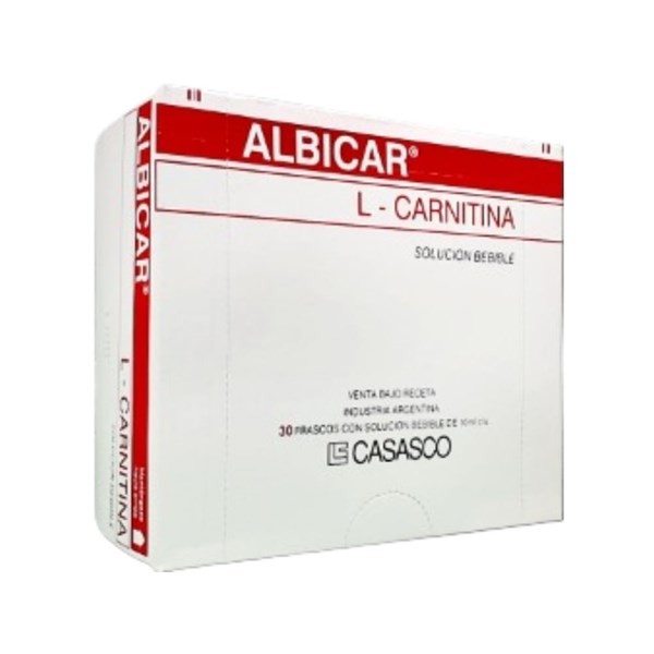 Casasco Albicar L-Carnitina 1 g / 10 ml Solución Bebible x 30 Ampollas #1